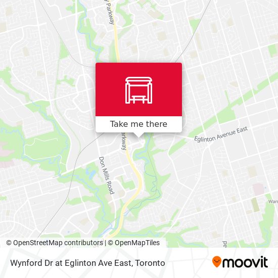 Wynford Dr at Eglinton Ave East map