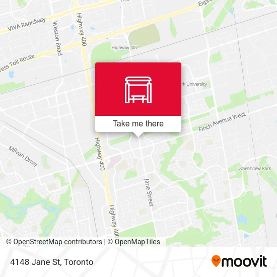 4148 Jane St map