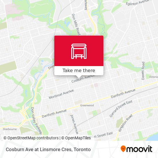 Cosburn Ave at Linsmore Cres plan