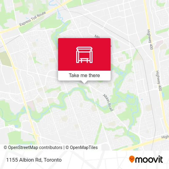 1155 Albion Rd map