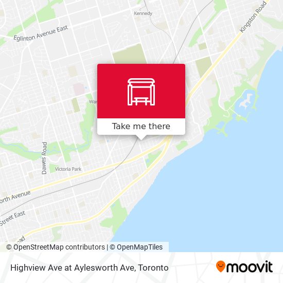 Highview Ave at Aylesworth Ave map
