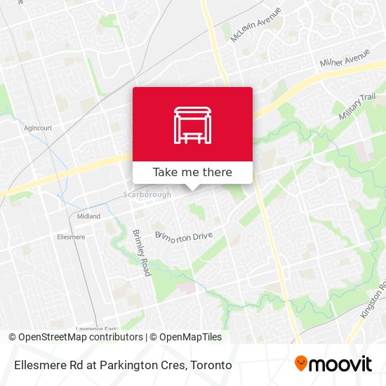 Ellesmere Rd at Parkington Cres map