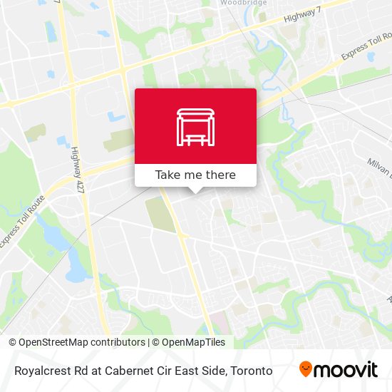 Royalcrest Rd at Cabernet Cir East Side map