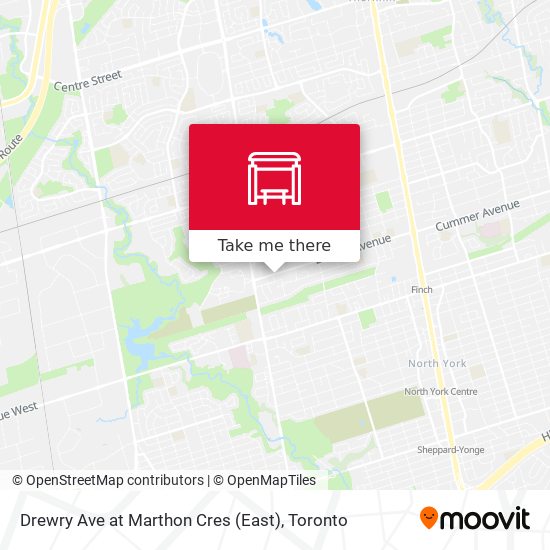 Drewry Ave at Marthon Cres (East) map
