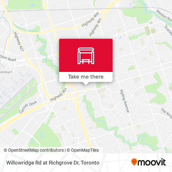 Willowridge Rd at Richgrove Dr map