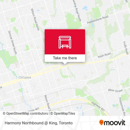 Harmony Northbound @ King map