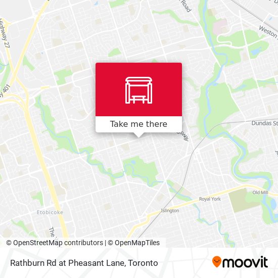 Rathburn Rd at Pheasant Lane map