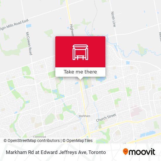 Markham Rd at Edward Jeffreys Ave map