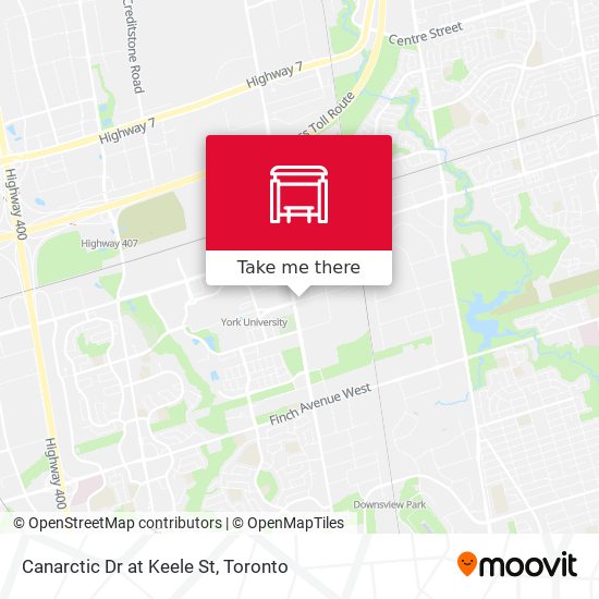 Canarctic Dr at Keele St map
