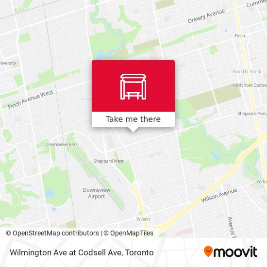 Wilmington Ave at Codsell Ave map