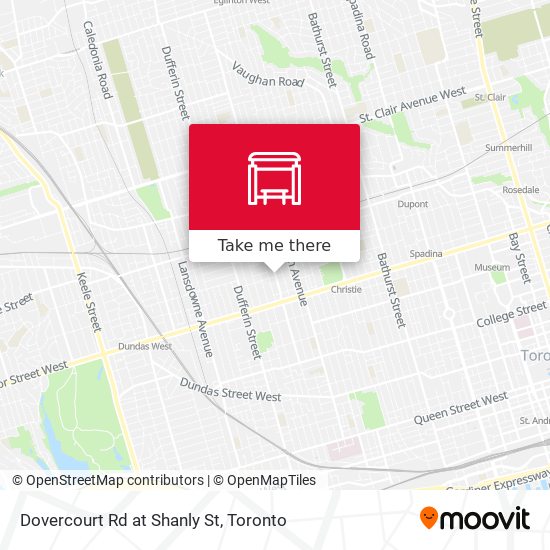 Dovercourt Rd at Shanly St plan