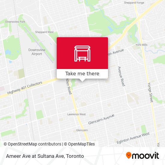 Ameer Ave at Sultana Ave map