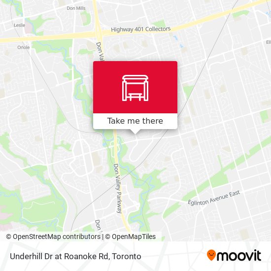 Underhill Dr at Roanoke Rd map