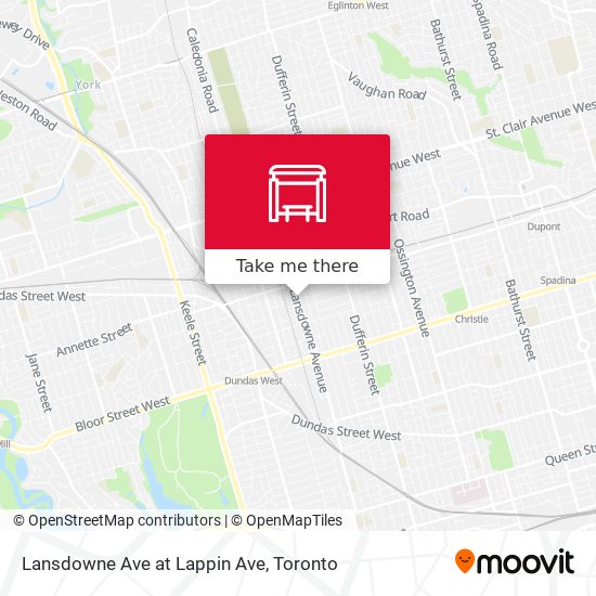 Lansdowne Ave at Lappin Ave plan