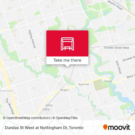 Dundas St West at Nottingham Dr plan