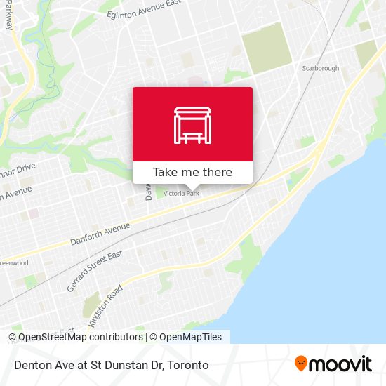 Denton Ave at St Dunstan Dr map