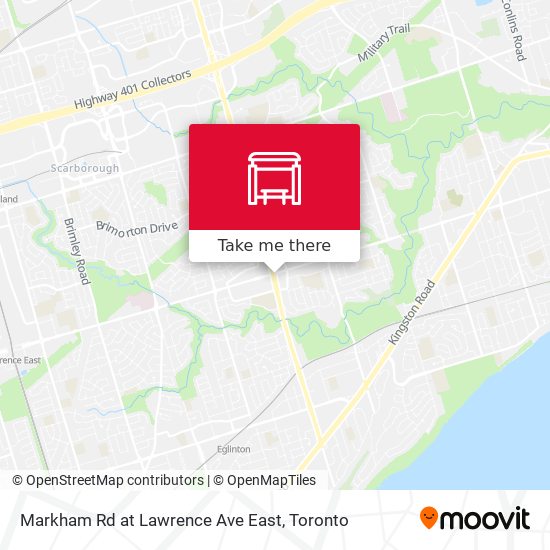 Markham Rd at Lawrence Ave East map