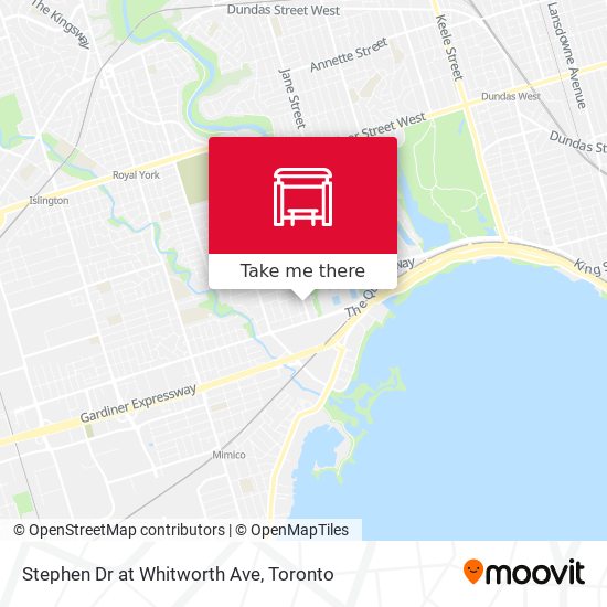 Stephen Dr at Whitworth Ave map