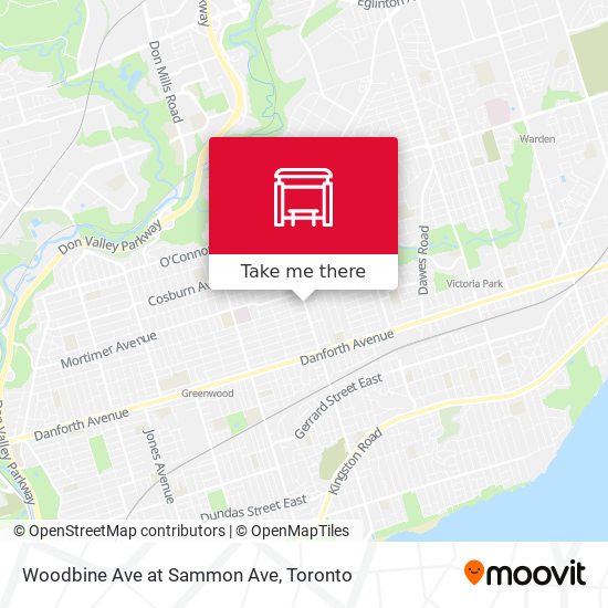 Woodbine Ave at Sammon Ave plan