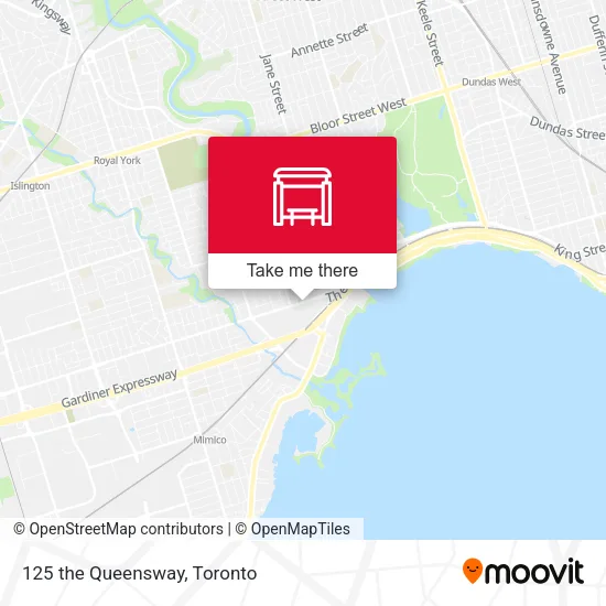 125 the Queensway map