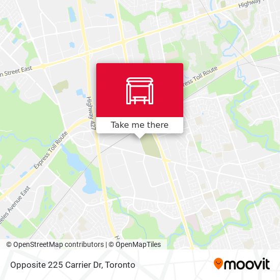 Opposite 225 Carrier Dr map