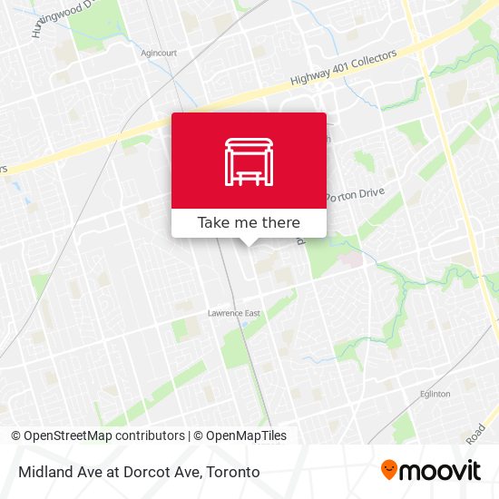 Midland Ave at Dorcot Ave plan