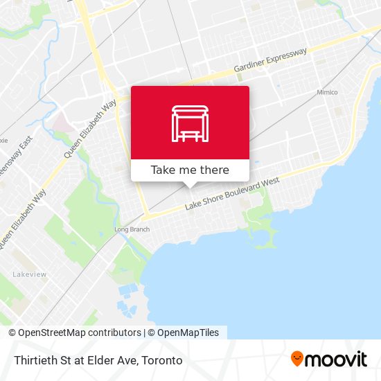 Thirtieth St at Elder Ave map