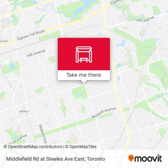 Middlefield Rd at Steeles Ave East plan