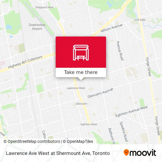 Lawrence Ave West at Shermount Ave plan