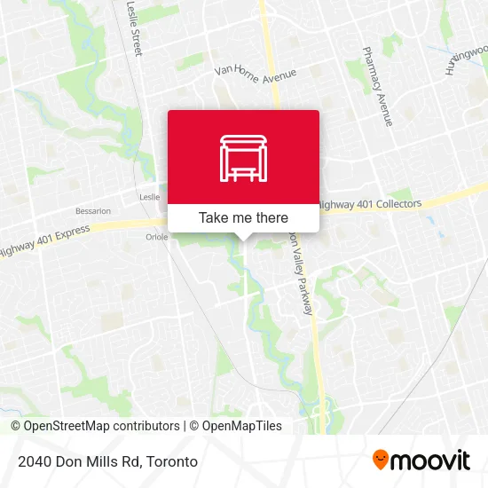 2040 Don Mills Rd map