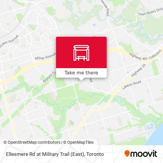 Ellesmere Rd at Military Trail (East) map