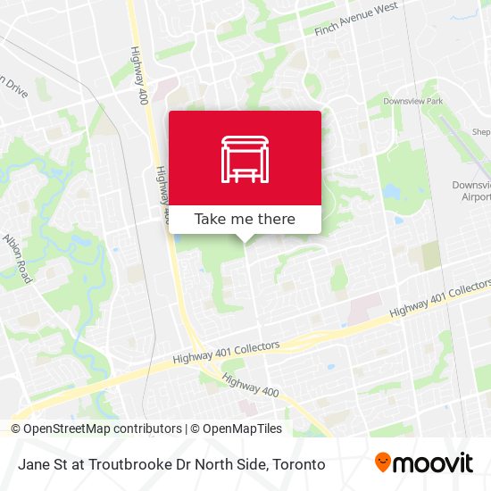 Jane St at Troutbrooke Dr North Side map