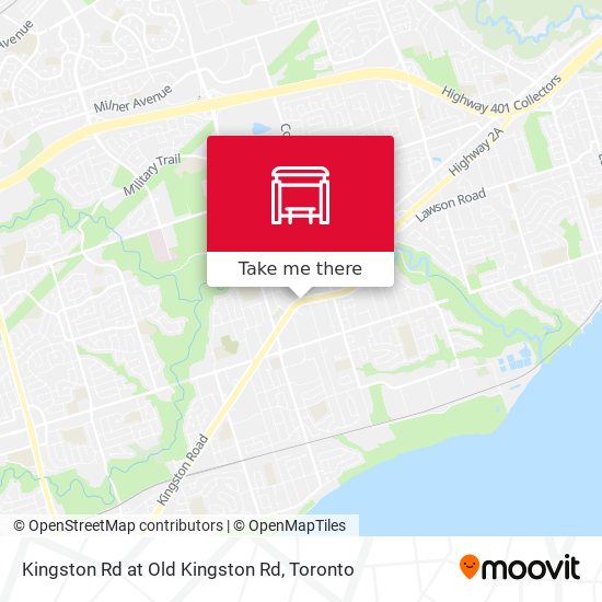 Kingston Rd at Old Kingston Rd plan