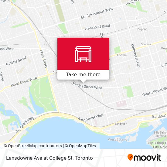 Lansdowne Ave at College St plan