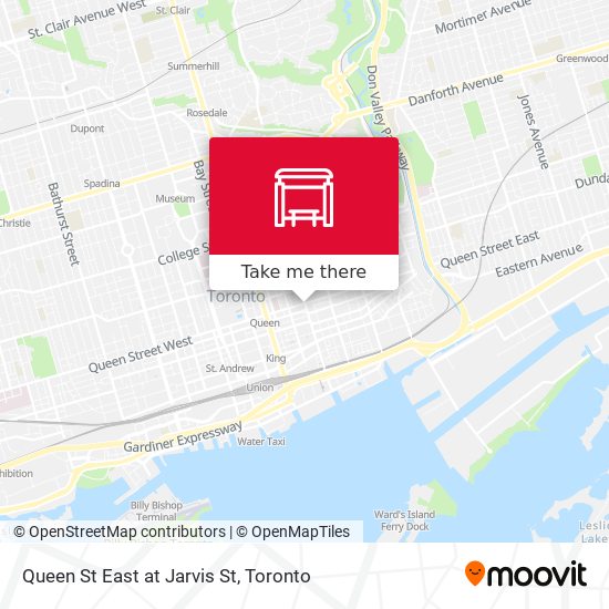 Queen St East at Jarvis St plan