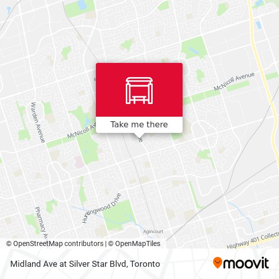 Midland Ave at Silver Star Blvd map