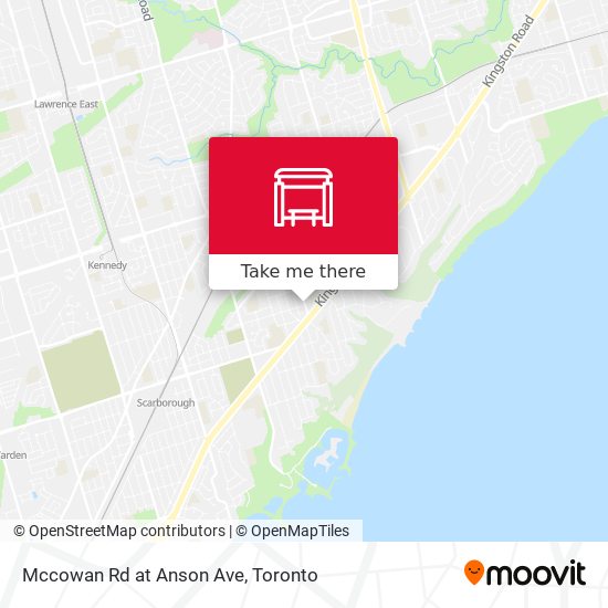Mccowan Rd at Anson Ave map