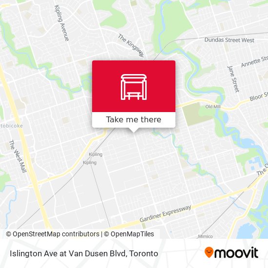 Islington Ave at Van Dusen Blvd plan