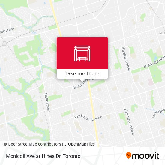 Mcnicoll Ave at Hines Dr plan