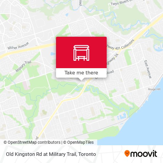 Old Kingston Rd at Military Trail plan