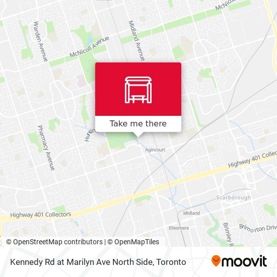 Kennedy Rd at Marilyn Ave North Side plan