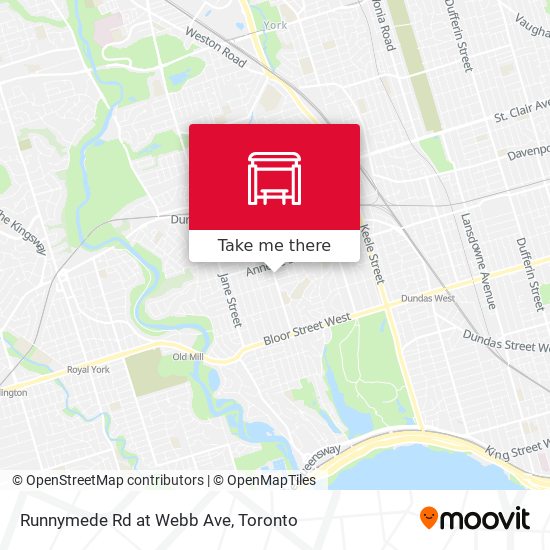 Runnymede Rd at Webb Ave plan