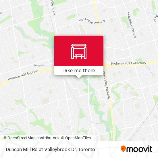 Duncan Mill Rd at Valleybrook Dr map