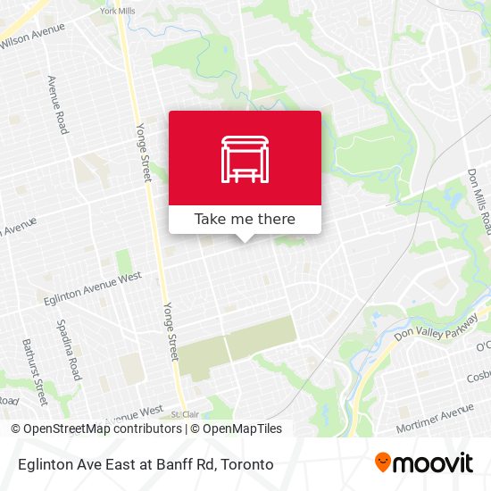 Eglinton Ave East at Banff Rd map