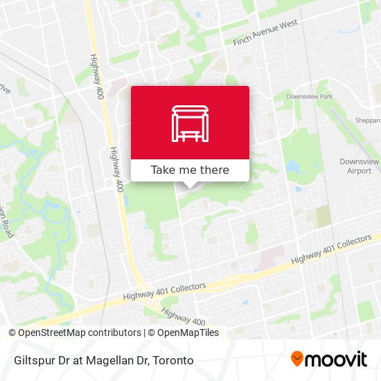 Giltspur Dr at Magellan Dr map