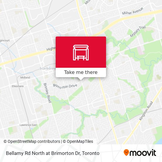 Bellamy Rd North at Brimorton Dr map