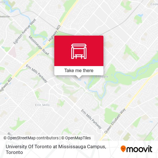 University Of Toronto at Mississauga Campus map