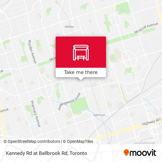 Kennedy Rd at Bellbrook Rd map
