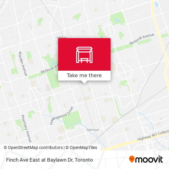 Finch Ave East at Baylawn Dr plan