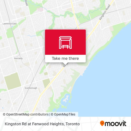 Kingston Rd at Fenwood Heights map